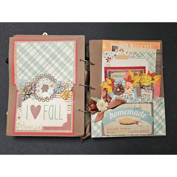 Craft Scrapbook - Gratitude Fall Harvest Journal - Never Used - Picture 4 of 6
